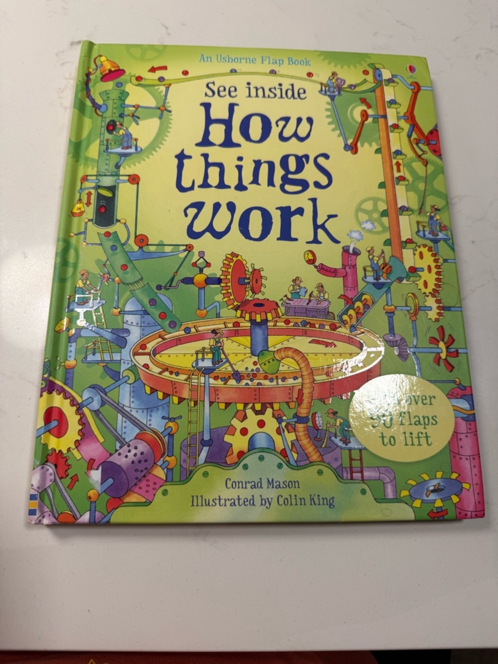 Usborne book Yellow Flap Book - How Things Work
